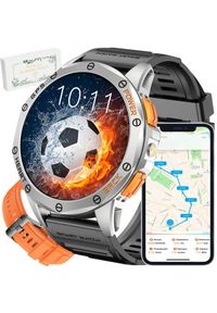 Gravity - Zegarek Komunijny SMARTWATCH-GPS- GRAVITY GT24-4 SR/BK/OG. Rodzaj zegarka: smartwatch