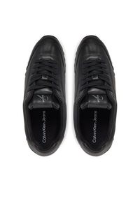 Calvin Klein Jeans Sneakersy Low Profile Runner YW0YW01751 Czarny. Kolor: czarny. Materiał: skóra
