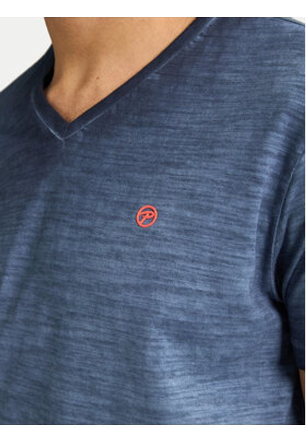 Petrol Industries T-Shirt M-1050-TSV662 Granatowy Regular Fit. Kolor: niebieski. Materiał: bawełna