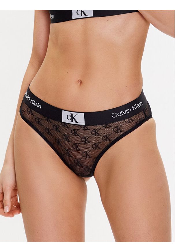Calvin Klein Underwear Figi klasyczne 000QF7183E Czarny. Kolor: czarny. Materiał: syntetyk