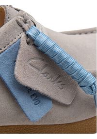 Clarks Półbuty WallabeeEVOSh 26181477 Szary. Kolor: szary. Materiał: skóra, zamsz #4