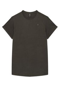 G-Star RAW - G-Star Raw T-Shirt Lash D16396-B353 Szary ciemny Relaxed Fit. Kolor: szary. Materiał: bawełna #8