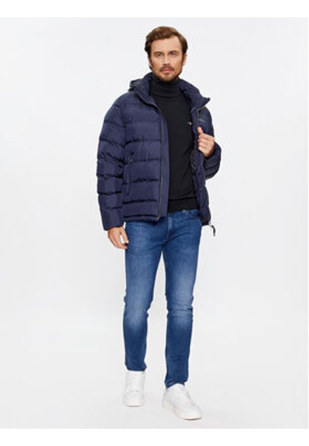 GANT - Gant Golf Classic Cotton Rollerneck 8030563 Czarny Regular Fit. Typ kołnierza: golf. Kolor: czarny. Materiał: bawełna