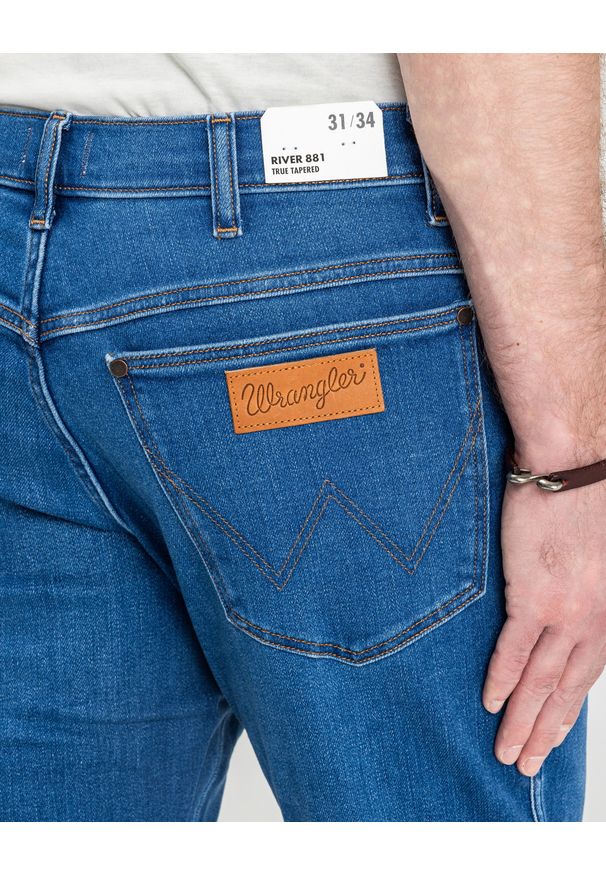 Wrangler - WRANGLER RIVER MĘSKIE SPODNIE JEANSOWE JEANSY DŻINSY RUSTIC W112361300