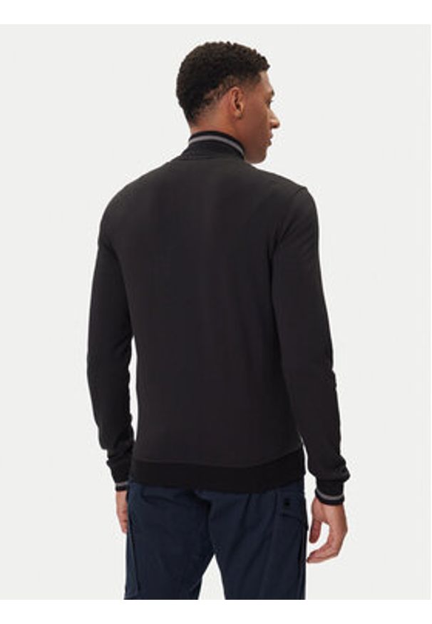 Aeronautica Militare Bluza 252FE2065UF00667 Czarny Regular Fit. Kolor: czarny. Materiał: wiskoza