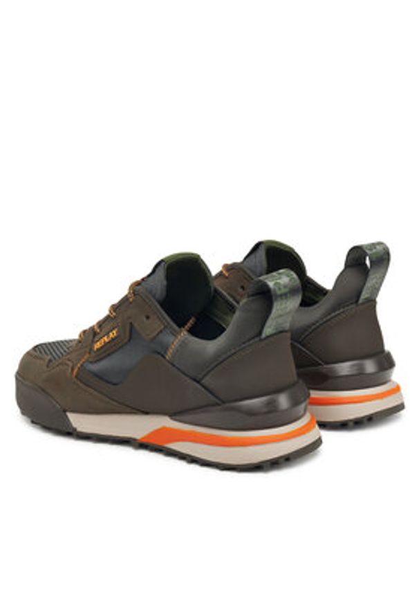 Replay - REPLAY Sneakersy Field M Sc GMSG9 .000.C0003L Szary. Kolor: szary. Materiał: skóra