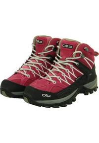 Buty trekkingowe damskie CMP Rigel Mid. Wysokość cholewki: za kostkę. Zapięcie: sznurówki. Kolor: wielokolorowy. Materiał: materiał, skóra, syntetyk. Szerokość cholewki: normalna
