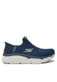 skechers - Skechers Sneakersy Smooth Transition 128571/NVLV Granatowy. Kolor: niebieski. Materiał: mesh, materiał