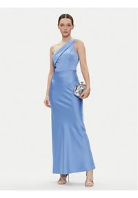Rinascimento Sukienka wieczorowa CFC0117429003 Niebieski Regular Fit. Kolor: niebieski. Materiał: syntetyk. Styl: wizytowy #1