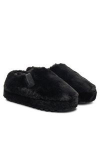 Calvin Klein Jeans Kapcie Home Anke Slipper Wn Fur YW0YW01596 Czarny. Kolor: czarny. Materiał: materiał #4