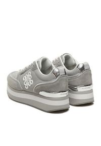 Nine West Sneakersy SS25-3C093 Srebrny. Kolor: srebrny. Materiał: materiał #4