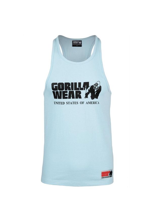 GORILLA WEAR - Tank top Gorilla Wear Classic. Kolor: niebieski. Długość rękawa: bez rękawów. Styl: sportowy