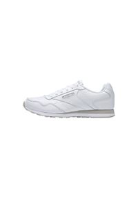 Buty do chodzenia męskie Reebok Royal Glide. Zapięcie: sznurówki. Kolor: szary, biały, wielokolorowy. Materiał: tkanina, skóra, materiał, syntetyk. Szerokość cholewki: normalna. Model: Reebok Royal. Sport: turystyka piesza