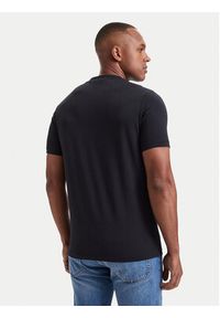 Karl Lagerfeld - KARL LAGERFELD T-Shirt 755030 564235 Granatowy Regular Fit. Typ kołnierza: dekolt w karo. Kolor: niebieski. Materiał: bawełna #3