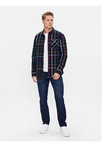 Tommy Jeans Koszula Check Flannel DM0DM18334 Granatowy Regular Fit. Kolor: niebieski. Materiał: bawełna #3