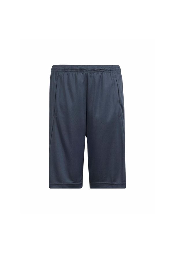 Adidas - Szorty adidas z technologią AEROREADY w kolorze marine. Okazja: na co dzień. Kolor: szary, niebieski, wielokolorowy. Materiał: poliester. Długość: krótkie. Sezon: lato. Styl: marine