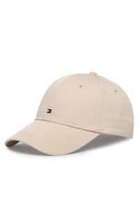 TOMMY HILFIGER - Czapka z daszkiem Tommy Hilfiger. Kolor: beżowy #1
