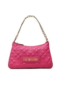 Love Moschino - LOVE MOSCHINO Torebka JC4135PP1GLA0615 Różowy. Kolor: różowy. Materiał: skórzane