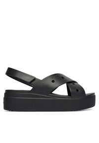 Crocs Sandały Brooklyn 4U Cross Strap Sandal 212254 Czarny. Kolor: czarny #1