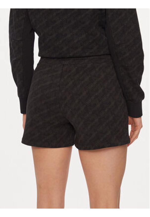 EA7 Emporio Armani Szorty sportowe 3DTS55 TJUAZ 1200 Czarny Regular Fit. Kolor: czarny. Materiał: bawełna