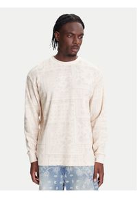 Karl Kani Bluza Signature Paisley Waffle PD00005328 Beżowy Regular Fit. Kolor: beżowy. Materiał: bawełna. Wzór: paisley