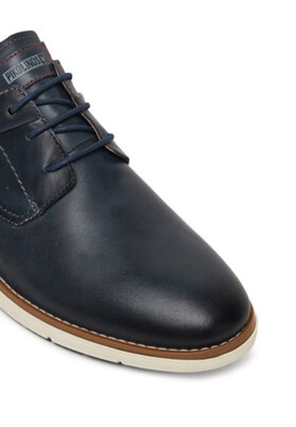 Pikolinos Półbuty Manacor M1A-4276C1 Granatowy. Kolor: niebieski. Materiał: skóra