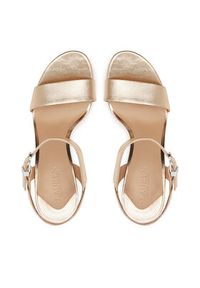 Lauren Ralph Lauren - LAUREN RALPH LAUREN Sandały Gwen 802956289002 Złoty. Kolor: złoty. Materiał: skóra #6