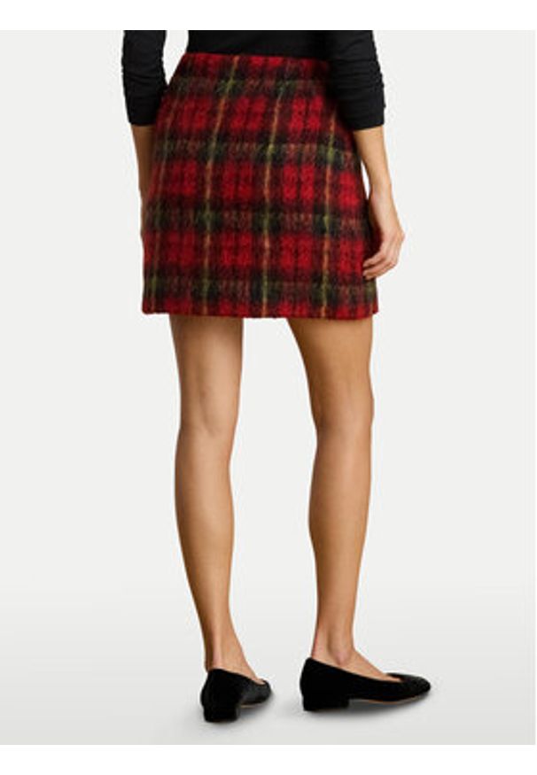 Lauren Ralph Lauren - LAUREN RALPH LAUREN Spódnica mini 200P06912001 Czerwony Regular Fit. Kolor: czerwony