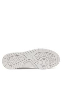 TOMMY HILFIGER - Tommy Hilfiger Sneakersy Th Basket Core Lth Pinperf FM0FM05466 Granatowy. Kolor: niebieski. Materiał: skóra #3