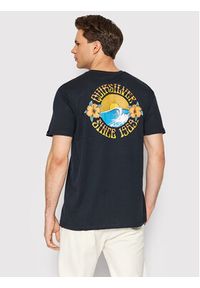 Quiksilver T-Shirt EQYZT06660 Czarny Regular Fit. Kolor: czarny. Materiał: bawełna