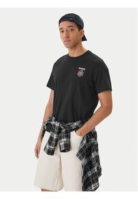 Reebok T-Shirt Greyson RK25568CCM Czarny Regular Fit. Kolor: czarny. Materiał: bawełna #4