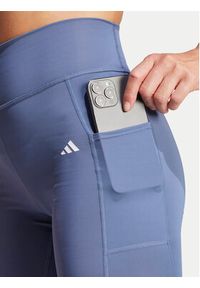 Adidas - adidas Legginsy Optime IT9110 Niebieski Slim Fit. Kolor: niebieski. Materiał: syntetyk