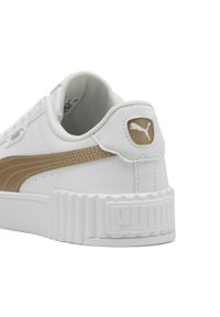 Puma - Damskie sneakersy Carina 3.0 Day Night PUMA. Okazja: na co dzień. Kolor: biały, żółty, wielokolorowy. Sport: tenis