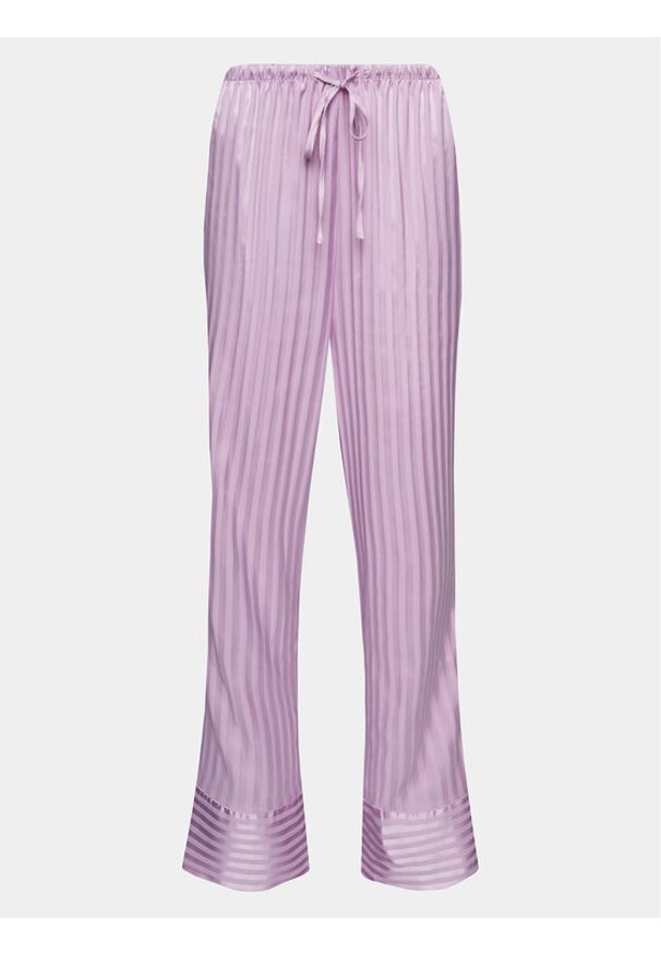 Hunkemöller Spodnie piżamowe 203169 Fioletowy Comfortable Fit. Kolor: fioletowy