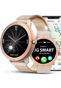 Smartwatch JG Smart SMARTWATCH DAMSKI ZEGAREK WODOODPORNY GPS MENU PL AMOLED ROZMOWY PULS SPORT. Rodzaj zegarka: smartwatch. Styl: sportowy #1