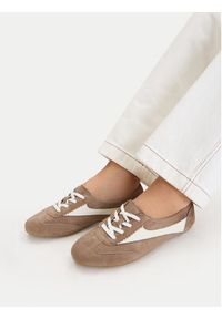 Gino Rossi - GINO ROSSI Sneakersy EO-V2313-05 Brązowy. Kolor: brązowy. Materiał: zamsz, skóra #8