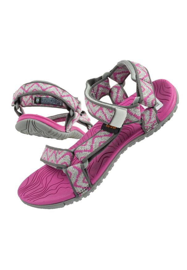 Buty sandały dziecięce młodzieżowe Teva Hurricane 3. Kolor: różowy. Materiał: materiał. Sezon: lato. Styl: młodzieżowy
