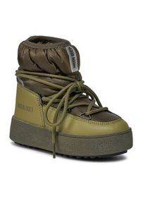 Moon Boot Śniegowce Jtrack Low Nylon Wp 34300300003 Khaki. Kolor: brązowy. Materiał: nylon #6