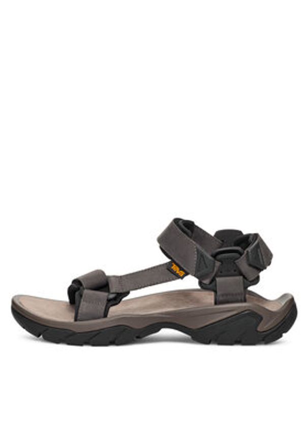 Teva Sandały Terra Fi 5 Universal Leather 1099442 Szary. Kolor: szary. Materiał: nubuk, skóra