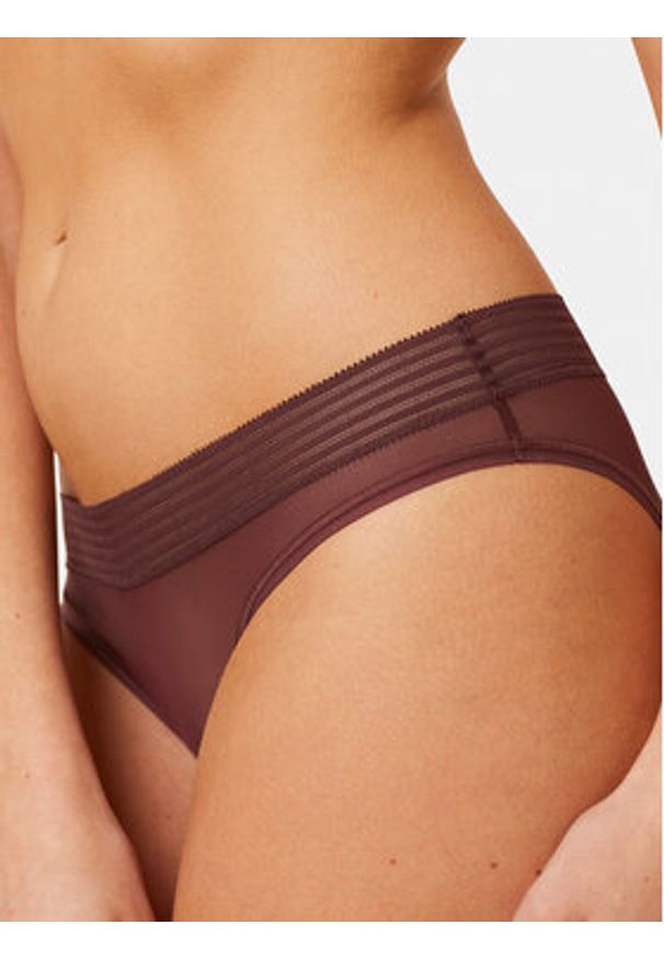 Triumph Figi klasyczne Tempting Sheer Highleg Tai 10215956 Brązowy. Kolor: brązowy. Materiał: syntetyk