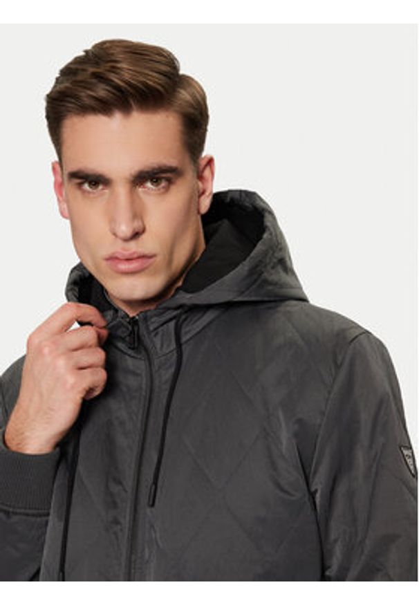 Guess Kurtka przejściowa M5RL10 WGUF2 Szary Regular Fit. Kolor: szary. Materiał: syntetyk