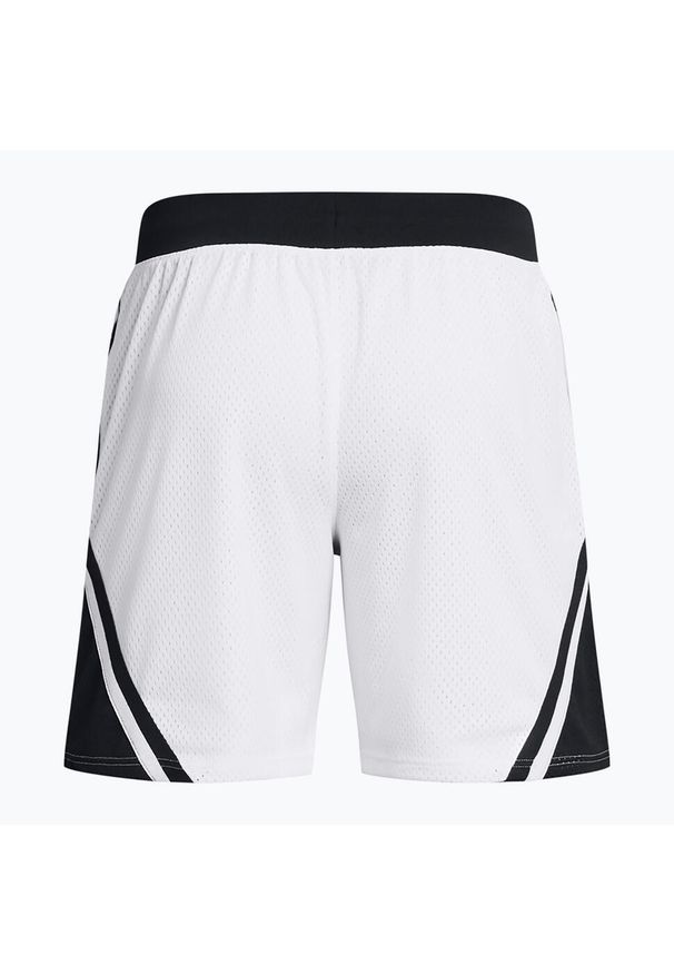 Spodenki koszykarskie męskie Under Armour Curry Mesh Short 4. Kolor: biały. Materiał: mesh