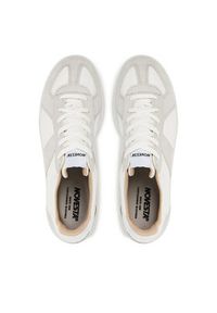Novesta Sneakersy Gat Summer N454003-002BLN110 Biały. Kolor: biały. Materiał: skóra, zamsz #4