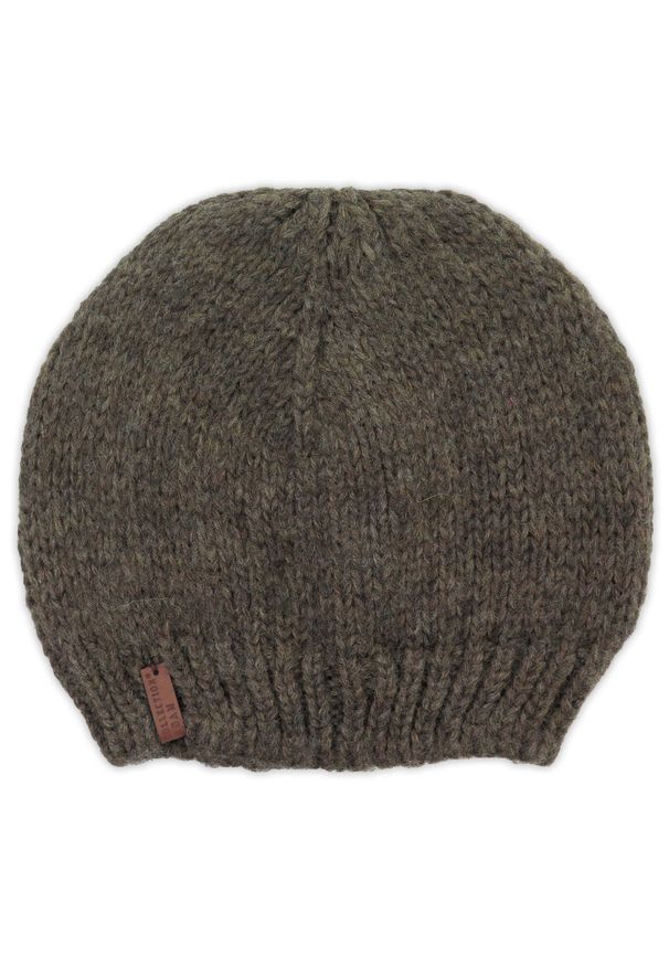 Adam Collection - Brązowa czapka z domieszką kaszmiru CZ12. Kolor: brązowy. Materiał: kaszmir. Sezon: zima