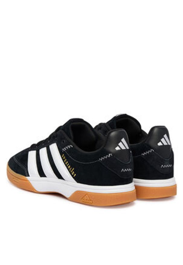 Adidas - adidas Buty halowe Spezialist KJ3728 Czarny. Kolor: czarny. Materiał: zamsz, skóra
