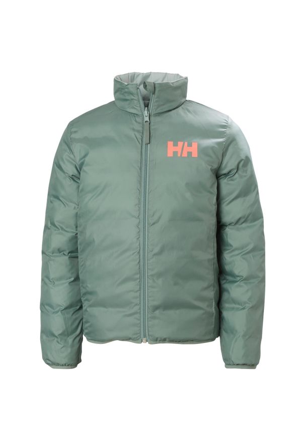 Kurtka ocieplana dla dzieci Helly Hansen Marka. Kolor: zielony. Materiał: puch