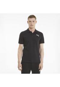 Koszulka Polo Sportowa Męska Puma Ess Pique. Typ kołnierza: polo. Kolor: wielokolorowy, czarny, biały. Materiał: bawełna. Styl: sportowy, elegancki