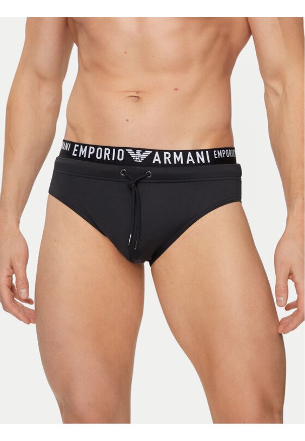 Emporio Armani Underwear Kąpielówki 211734 4R404 00020 Czarny. Kolor: czarny. Materiał: syntetyk