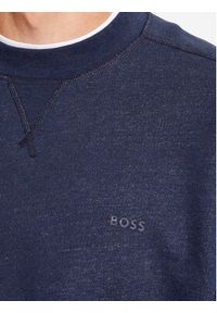 BOSS - Boss Bluza Weglitchstitch 50499274 Granatowy Regular Fit. Kolor: niebieski. Materiał: bawełna #3