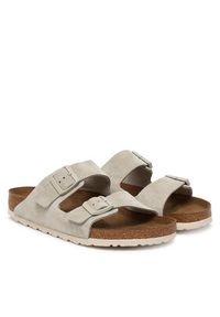 Birkenstock Klapki Arizona 1031638 Beżowy. Kolor: beżowy. Materiał: skóra, zamsz #6